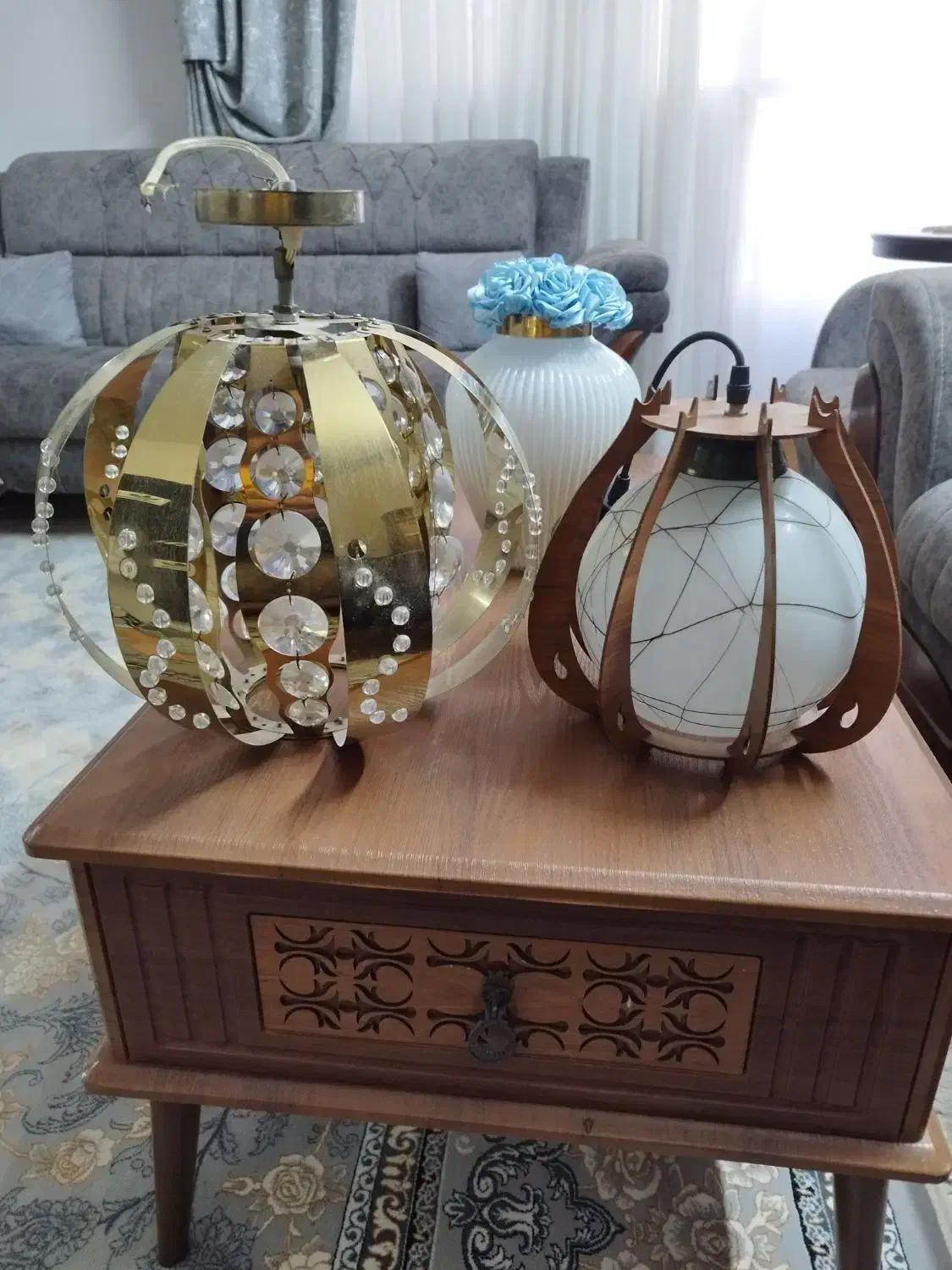 لوستر|لوستر و چراغ آویز|همدان, |دیوار