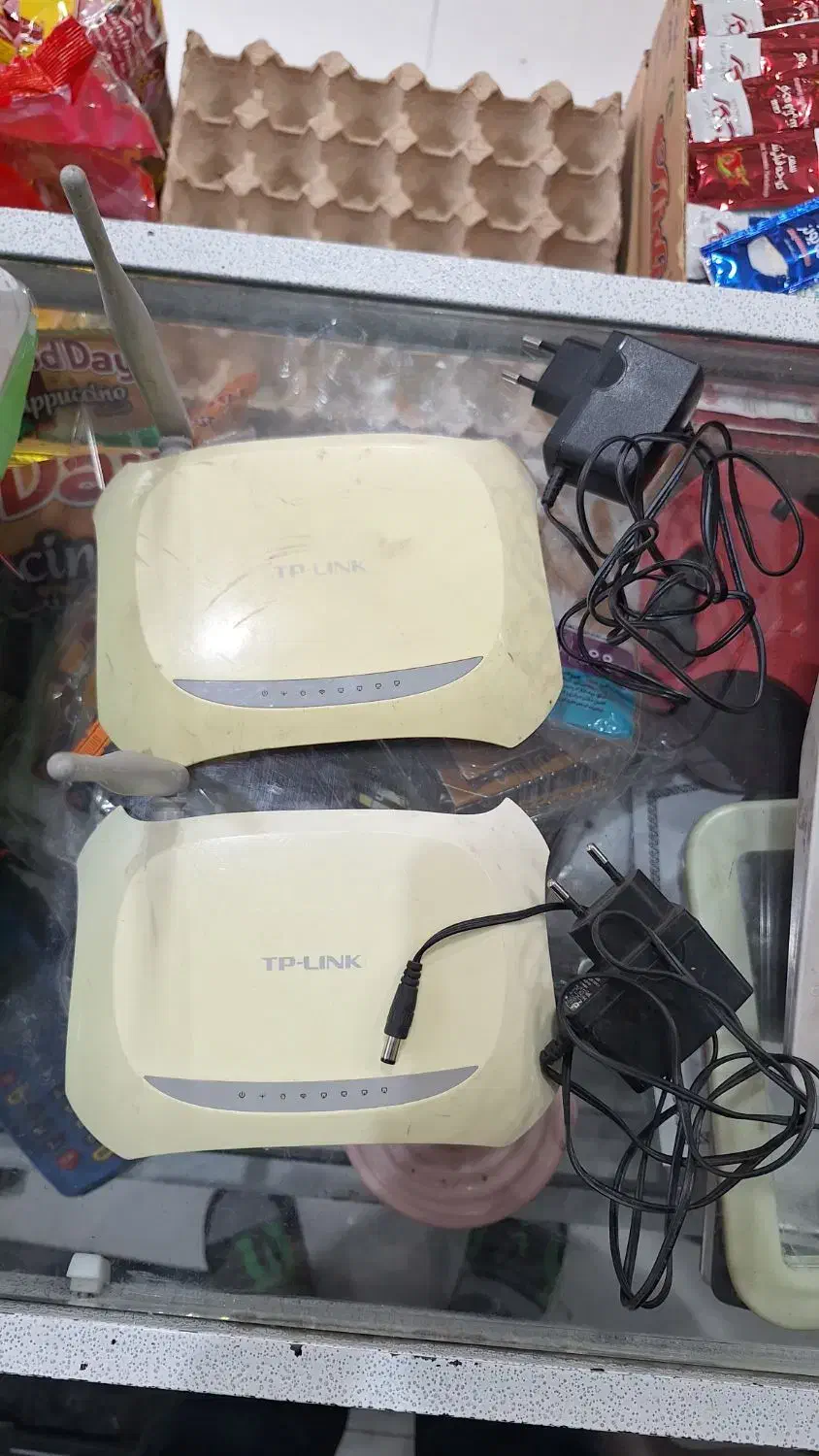 دو عدد مودم tplink با شارژر|مودم و تجهیزات شبکه|نیشابور, هفده شهریور|دیوار