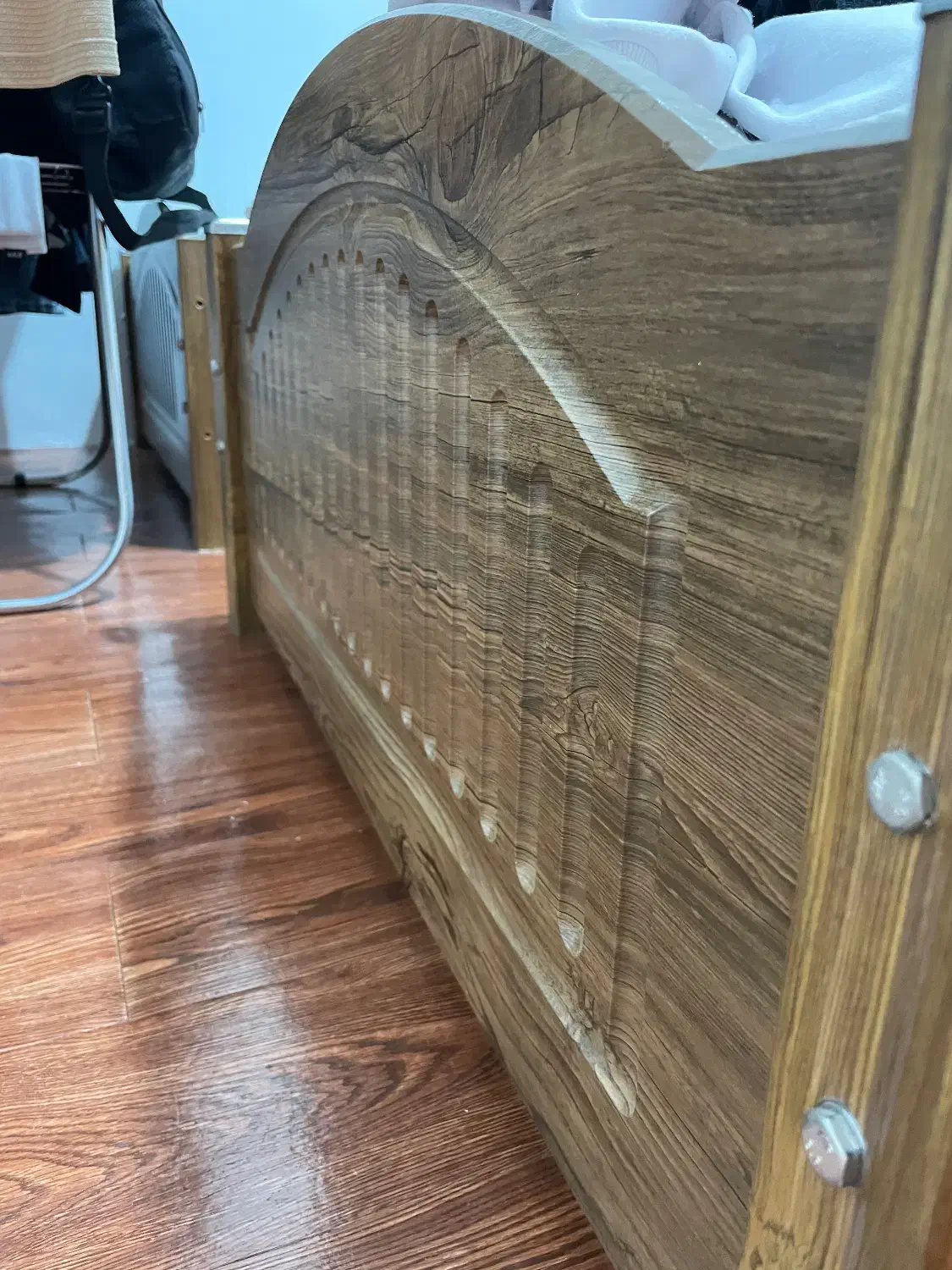 تخت خواب تک نفره همراه با تشک (۲عدد)|تخت و سرویس خواب|آستارا, |دیوار