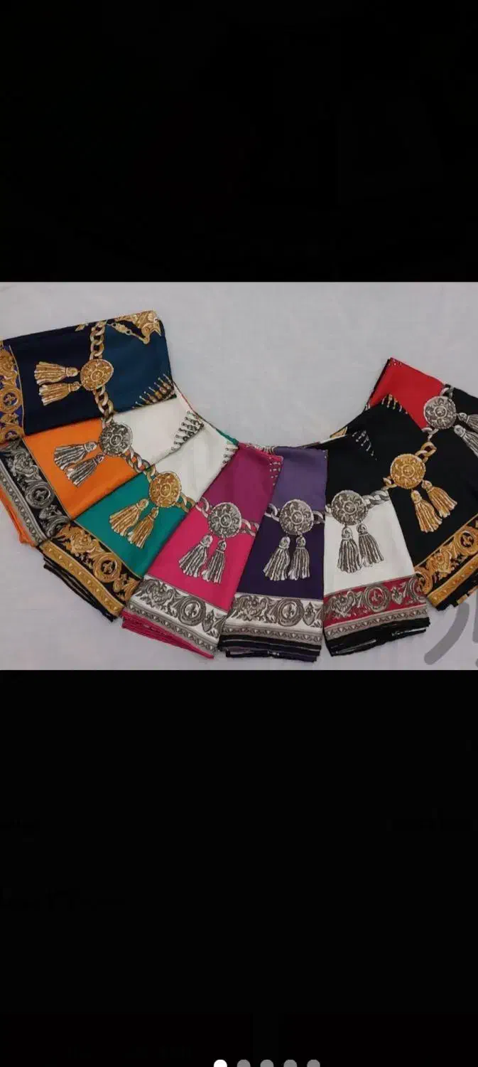 روسری ابریشم توییل|لباس|اشتهارد, |دیوار