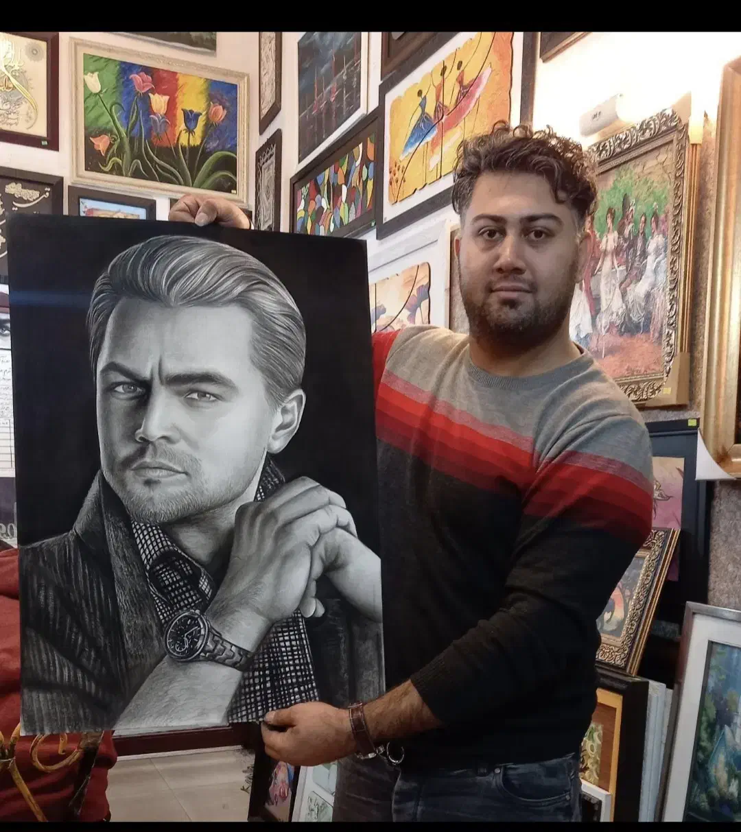 سیاه قلم و طراحی چهره (تخفیف ویژه بمناسبت شب یلدا)|تابلو، نقاشی، عکس|فردیس, شهرک شهید حسینی|دیوار