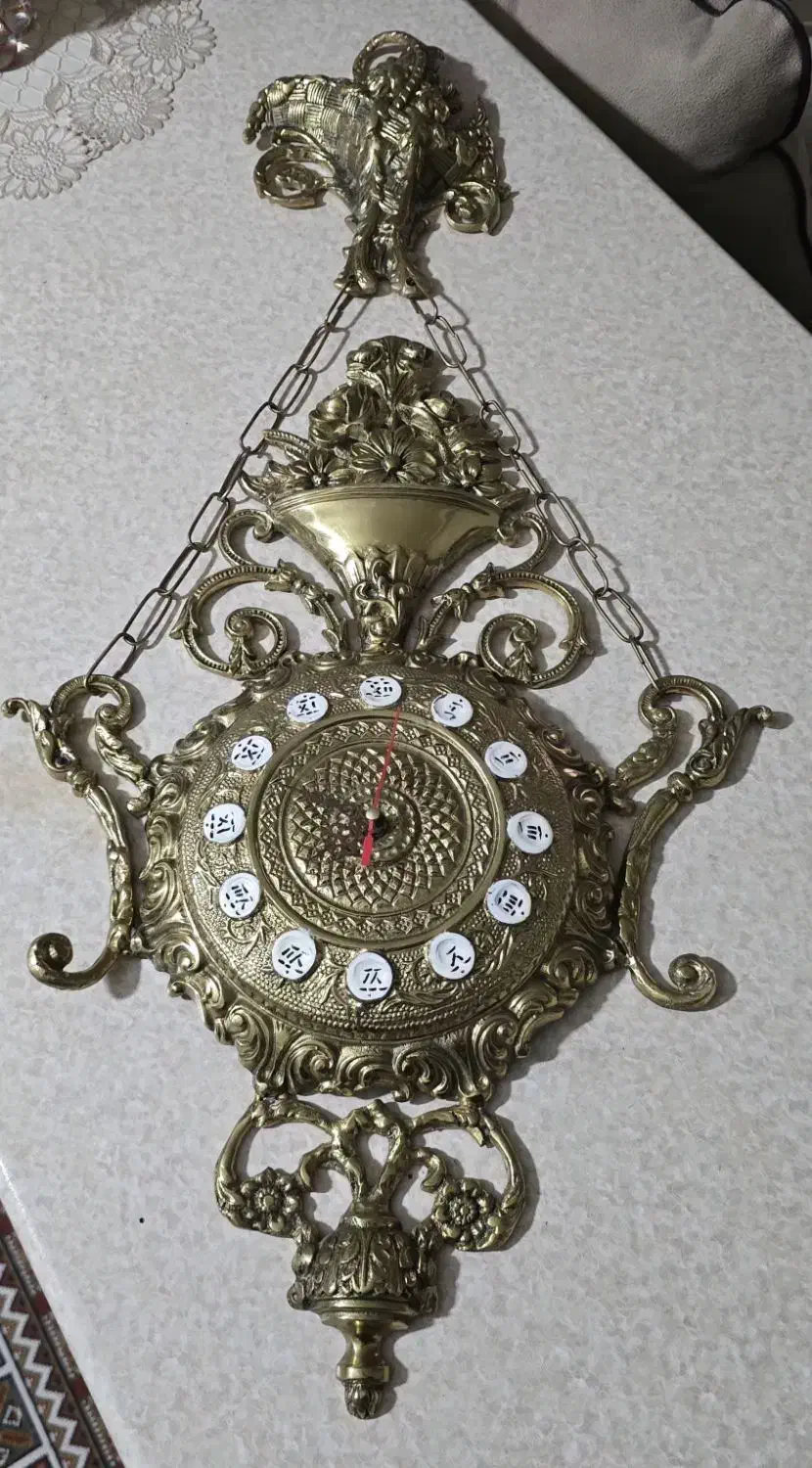 ساعت برنزی|ساعت دیواری و تزئینی|کرمانشاه, |دیوار