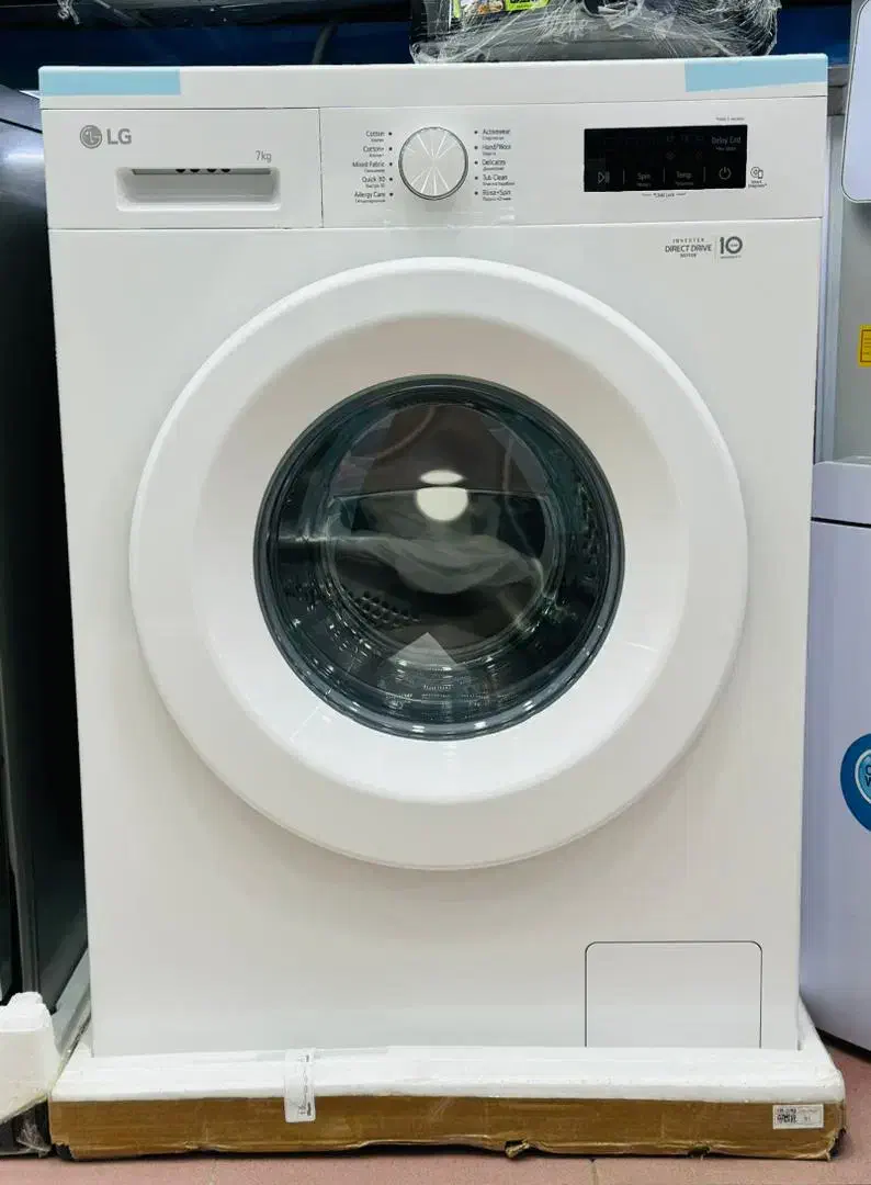 لباسشویی ۷ کیلو الجی کره ای جدید ۲۰۲۵ اصل آکبند|ماشین لباسشویی و خشککن لباس|چابهار, |دیوار