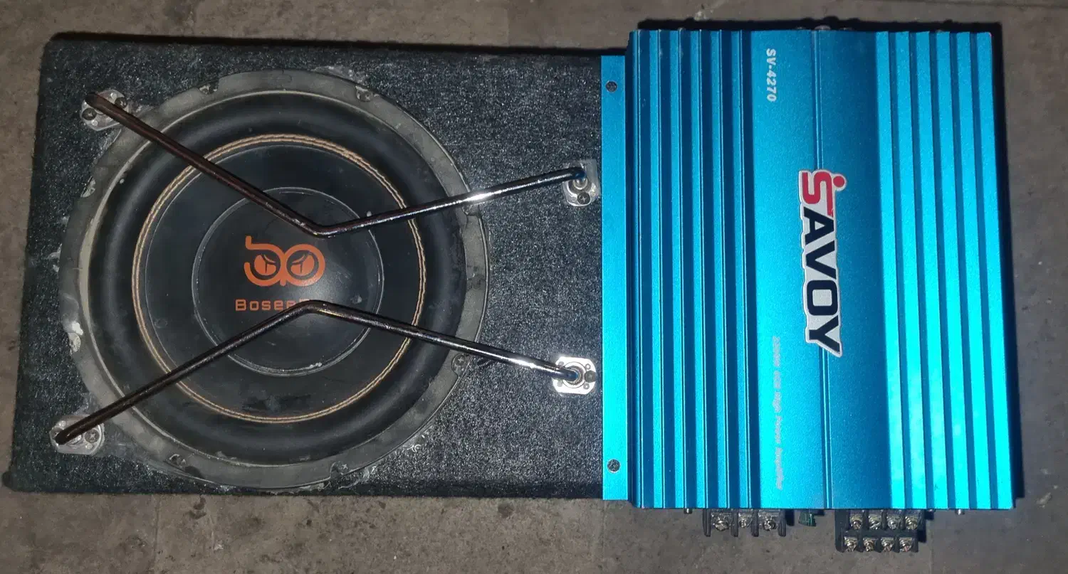 ساب و آمپیلی ۴ کانال|قطعات یدکی و لوازم جانبی|قزوین, |دیوار