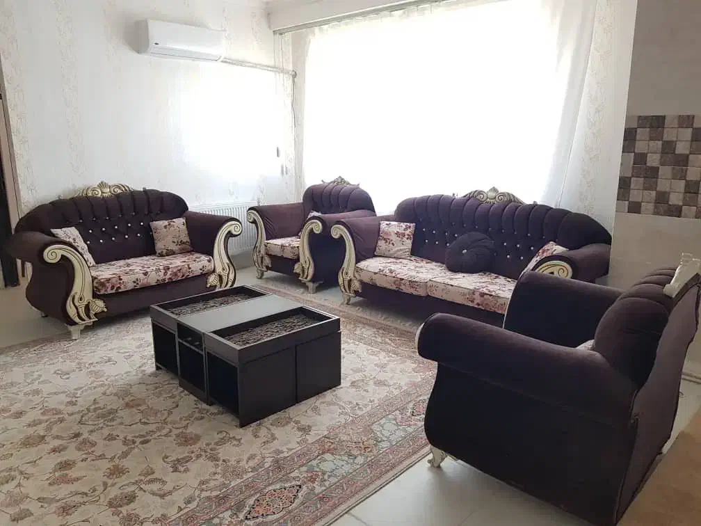 مبل ۷نفره سالم باجلومبلی ‌عسلی درحدنو|مبلمان خانگی و میز عسلی|جلفا, |دیوار