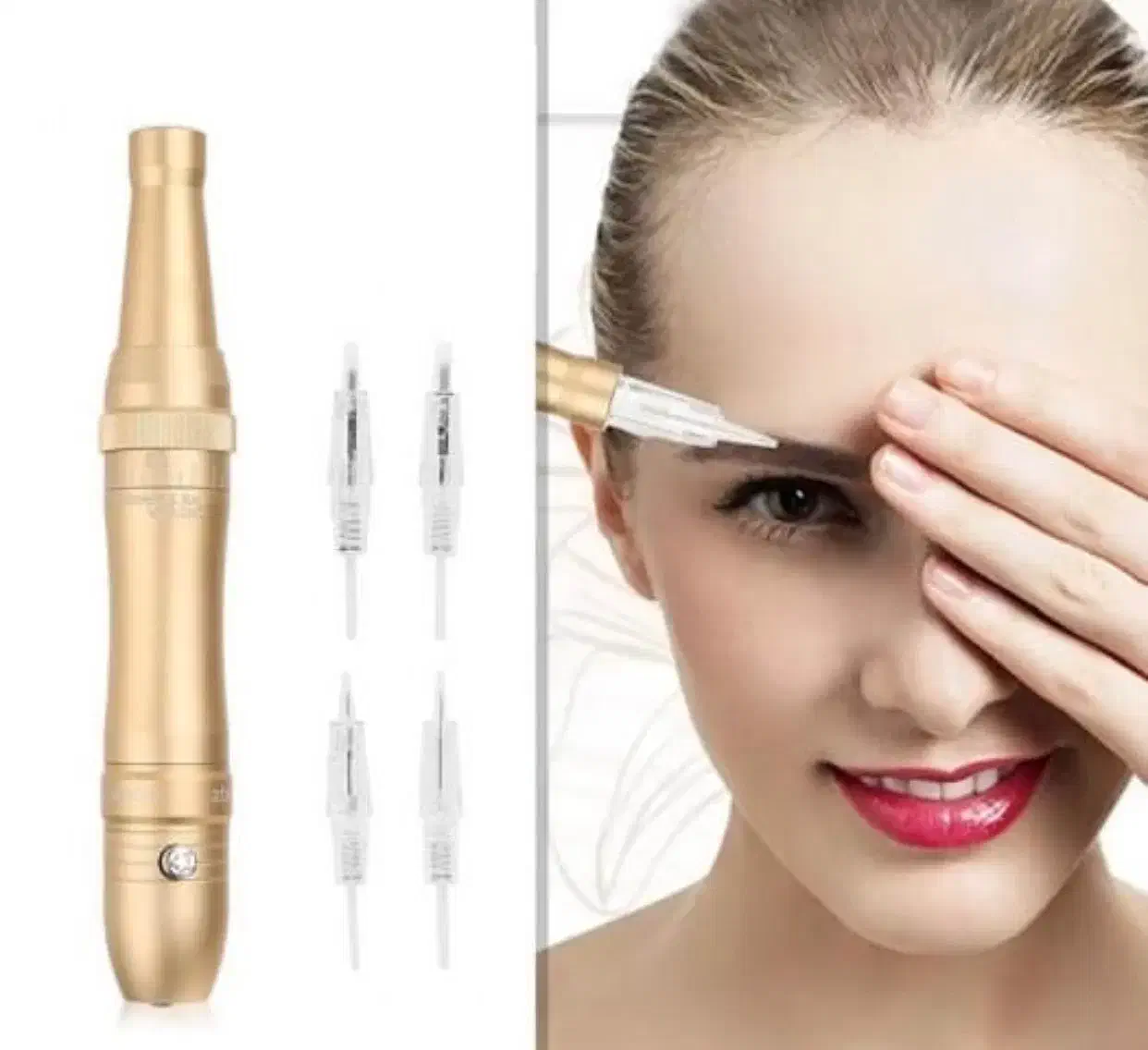 دستگاه پیچی تاتو ابرو ۱۴ ولت گلد( طلایی)|آرایشی، بهداشتی، درمانی|میانه, |دیوار