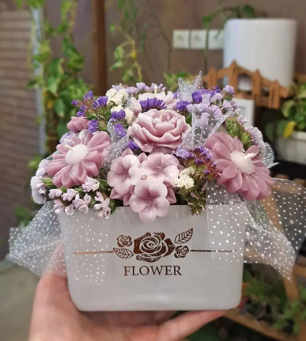 باکس گل شمعی جاودان|صنایع دستی و سایر لوازم تزئینی|آران و بیدگل, |دیوار