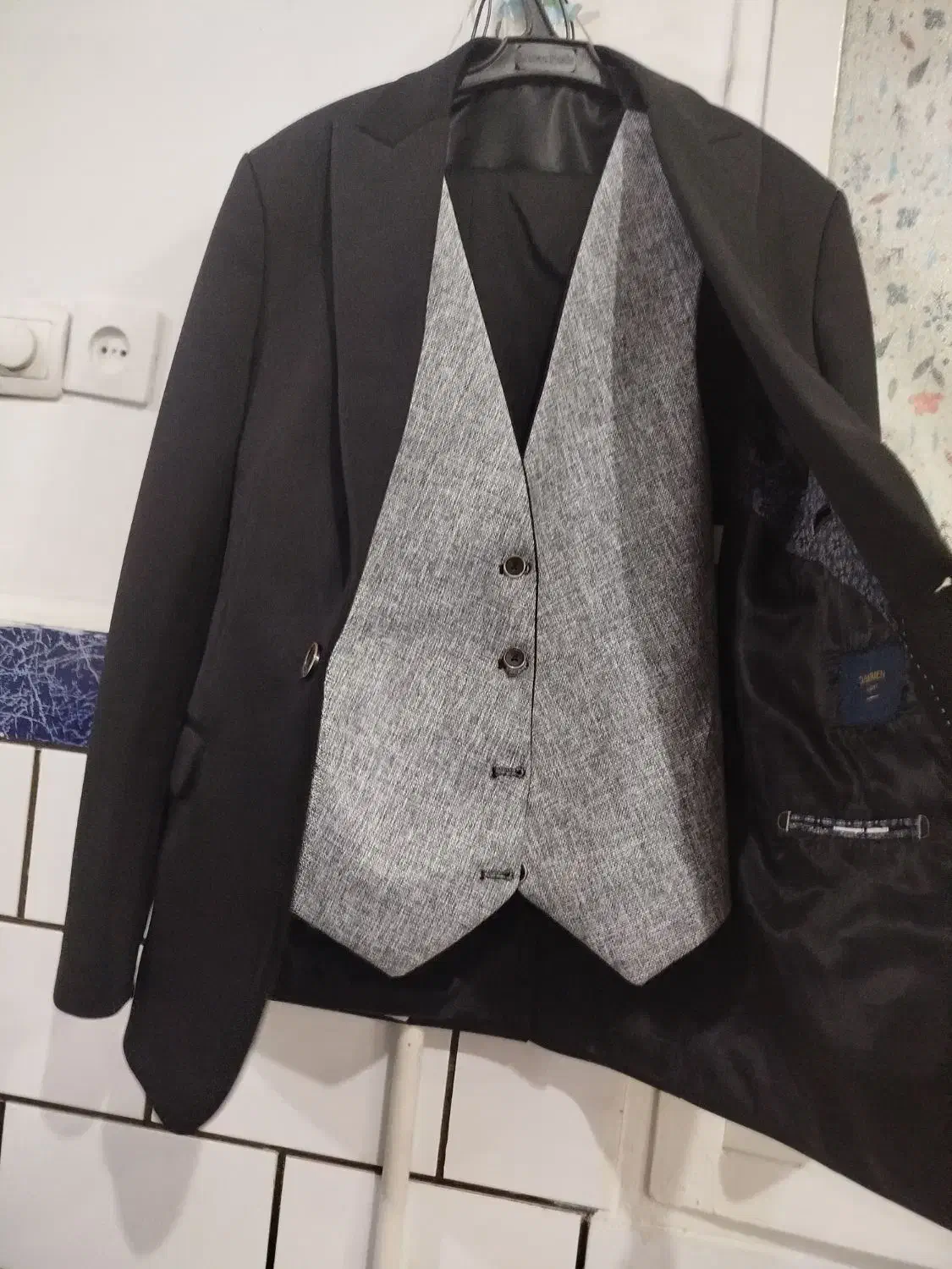 کت شلوار با جلیقه سایز۴۸|لباس|دزفول, |دیوار