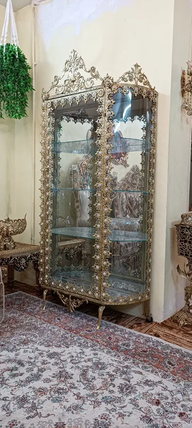 بوفه برنجی|بوفه، ویترین، کنسول|بروجرد, |دیوار