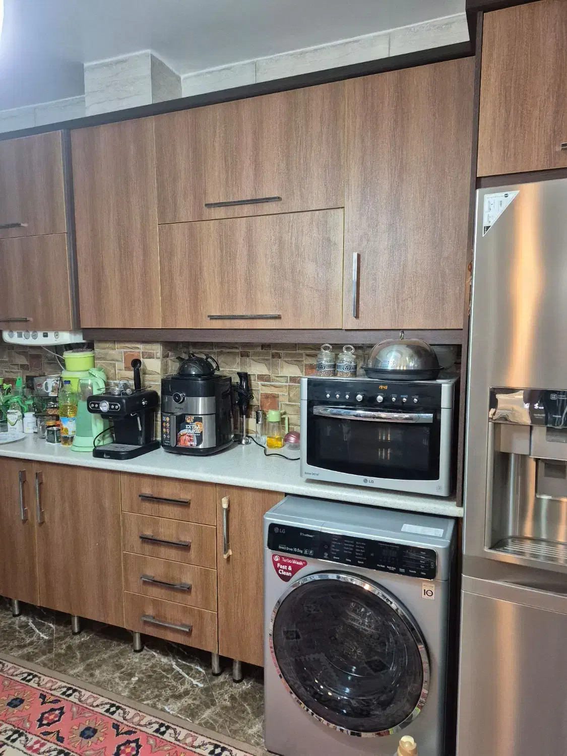 کابینت،ام دی اف با سینک و هود . گاز|مصالح و تجهیزات ساختمان|تهران, شهرک شهرداری|دیوار