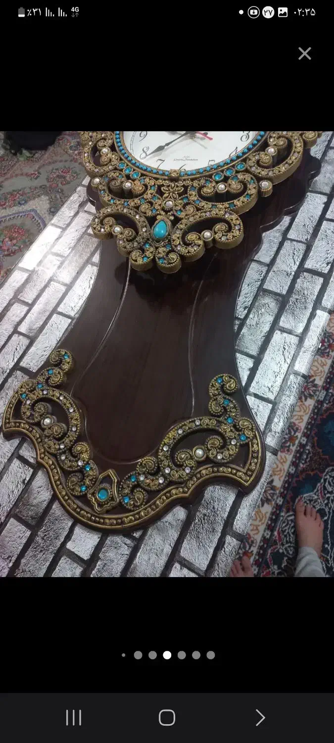 ساعت دیواری|ساعت دیواری و تزئینی|کاشان, باغ ماجد|دیوار