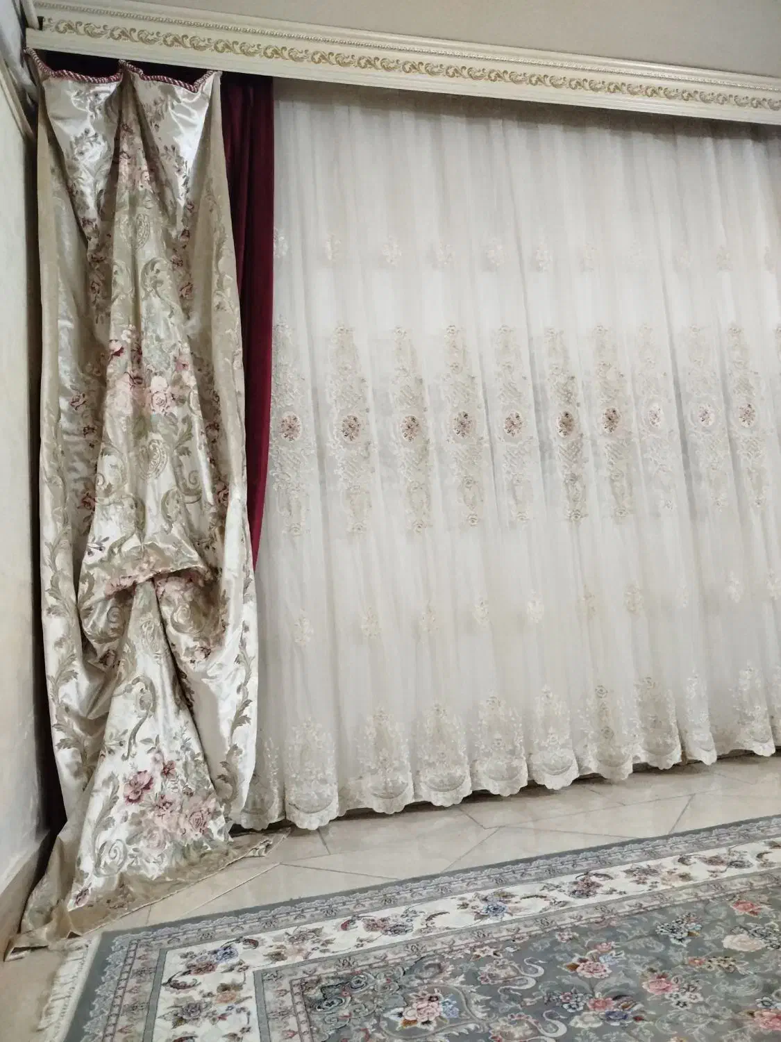 پرده پذیرایی|پرده، رانر، رومیزی|قزوین, |دیوار