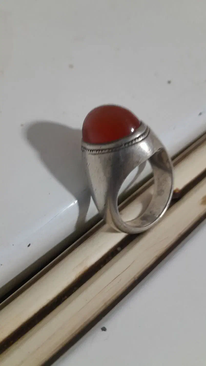 انگشتر عقیق یمنی اصل وقدیمی|جواهرات|تربت‌حیدریه, مظفریه|دیوار