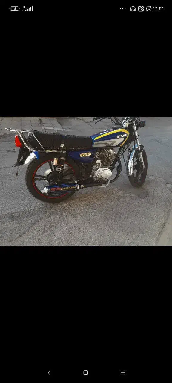 موتور ۲۰۰ مدل ۹۹کویر|موتورسیکلت|آباده, |دیوار