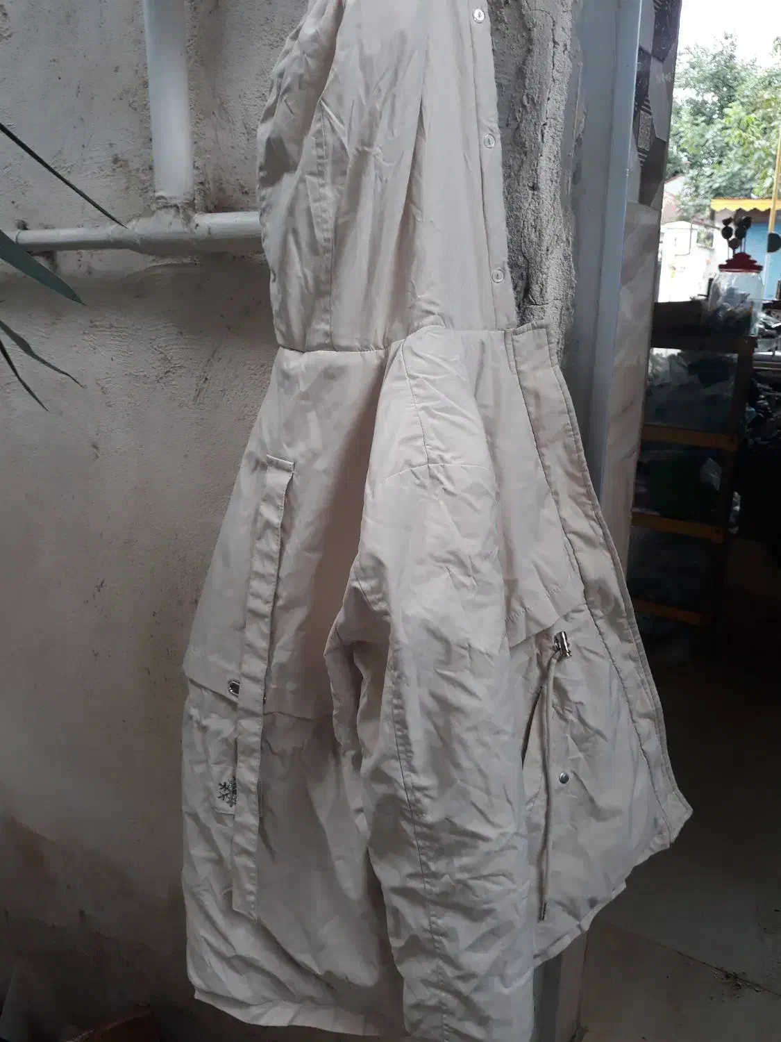 کاپشن دخترانه به رنگ شیری|لباس|فومن, |دیوار