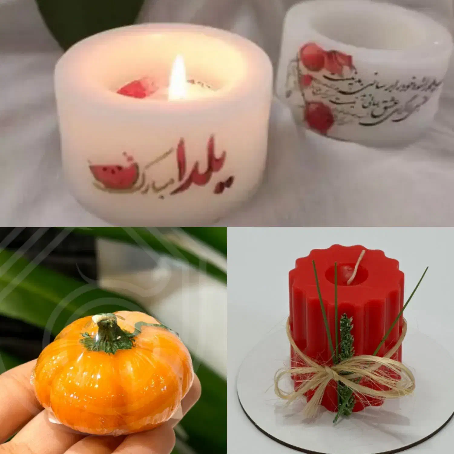 شمع شب یلدا|صنایع دستی و سایر لوازم تزئینی|لار, |دیوار