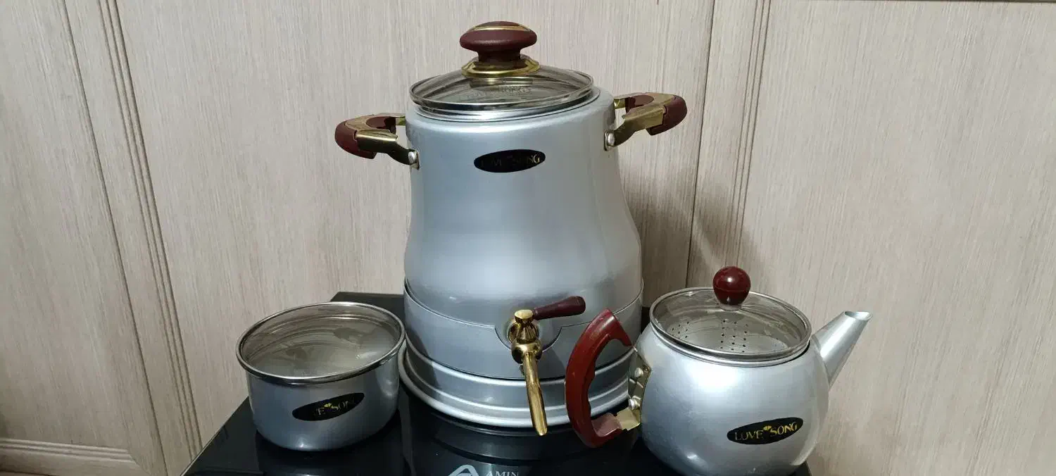 کتری و قوری برند luve song|قوری، کتری، قهوه‌ساز دستی|کاشان, فاز ۲ ناجی آباد|دیوار