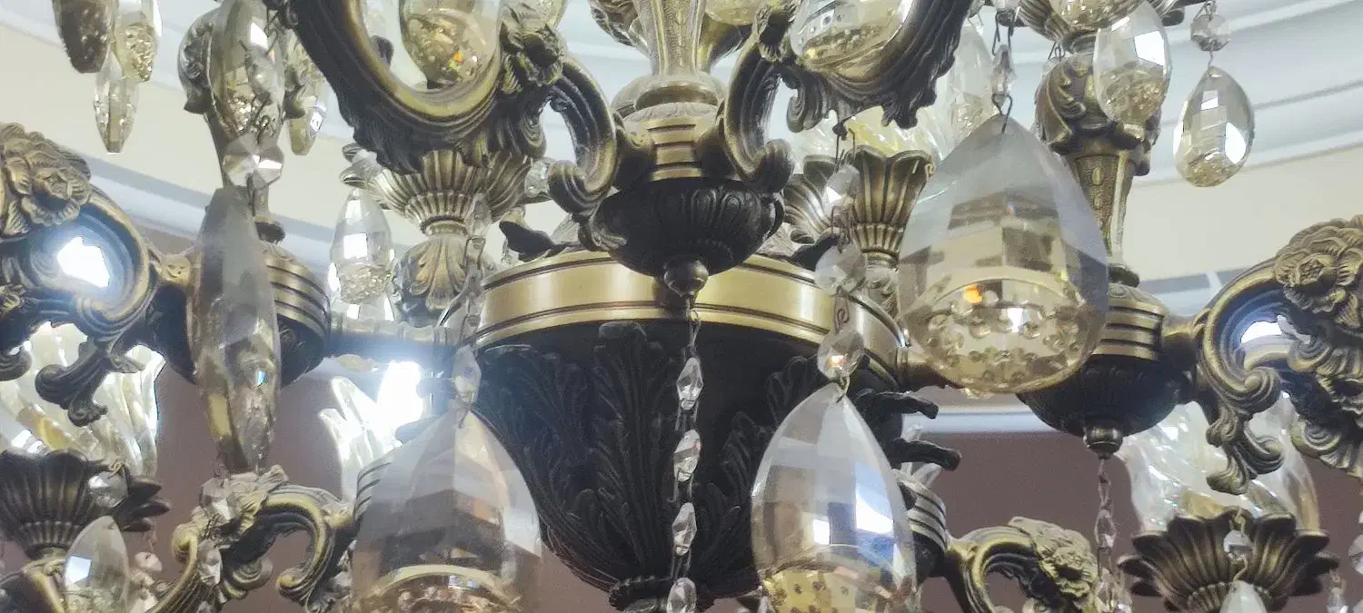 لوستر برنز|لوستر و چراغ آویز|کرمانشاه, |دیوار