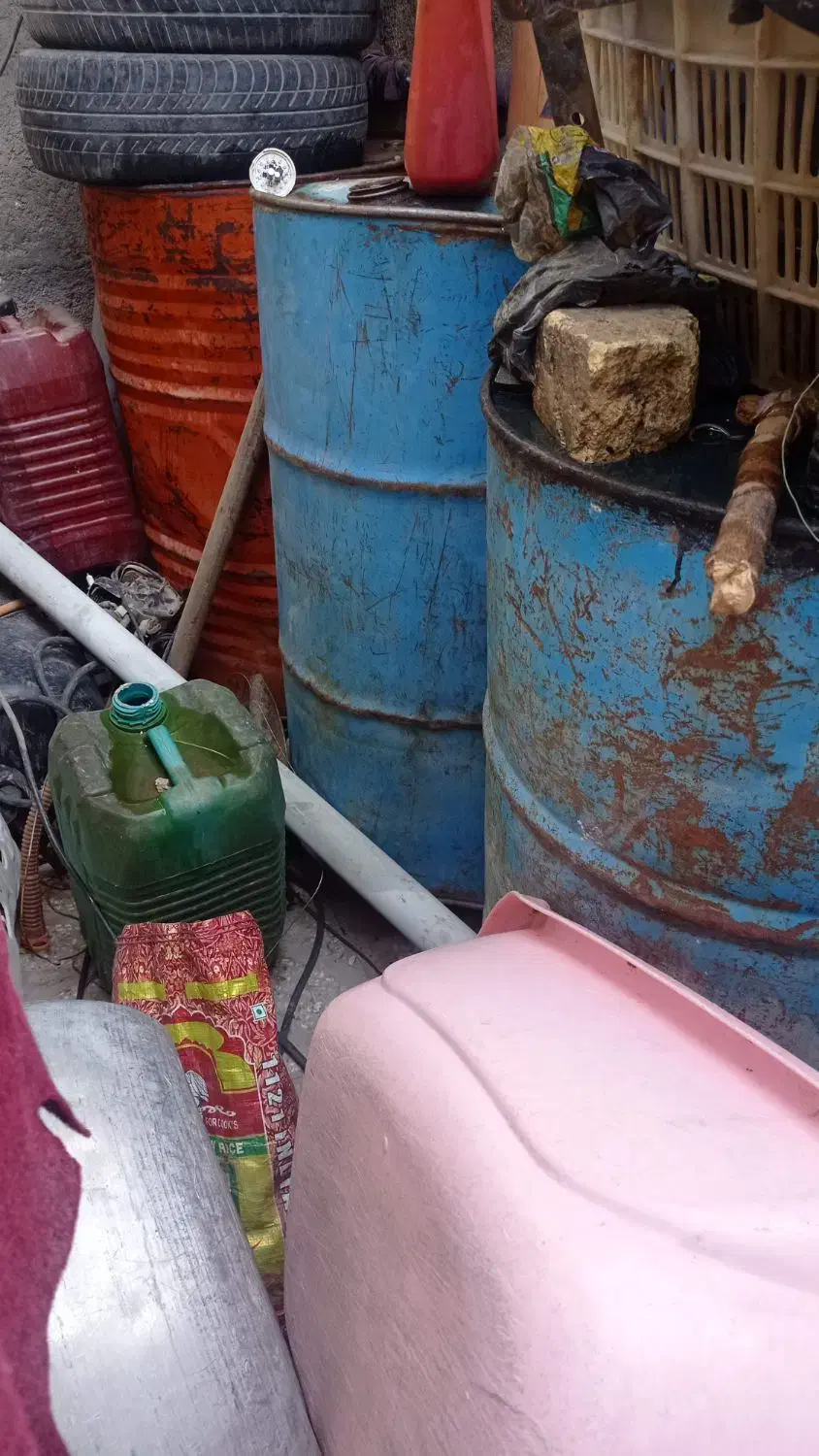 با سلام ۳عددبشکه جانفت به فروش می رسد|مصالح و تجهیزات ساختمان|کوهدشت, |دیوار