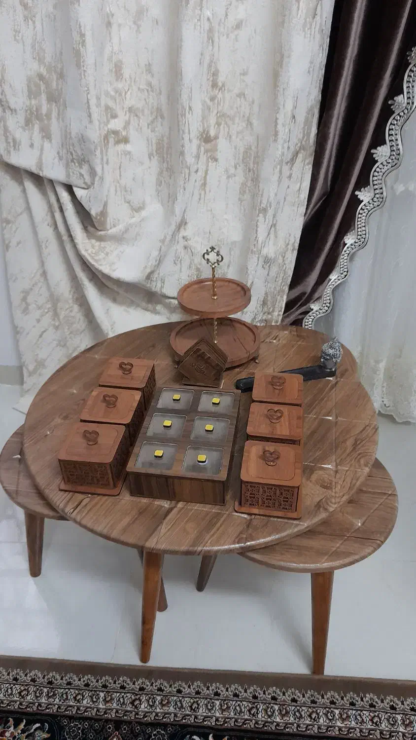 مبل وعسلی ومیزغذاخوری سِت|مبلمان خانگی و میز عسلی|رباطکریم, رباطکریم|دیوار