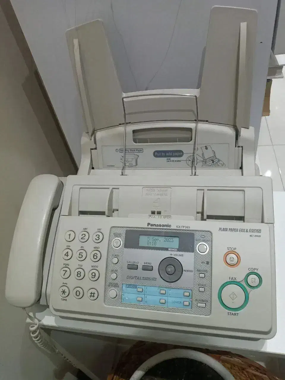 دستگاه فکس پاناسونیک مدل KX-FP365|پرینتر، اسکنر، کپی، فکس|تهران, ارم|دیوار