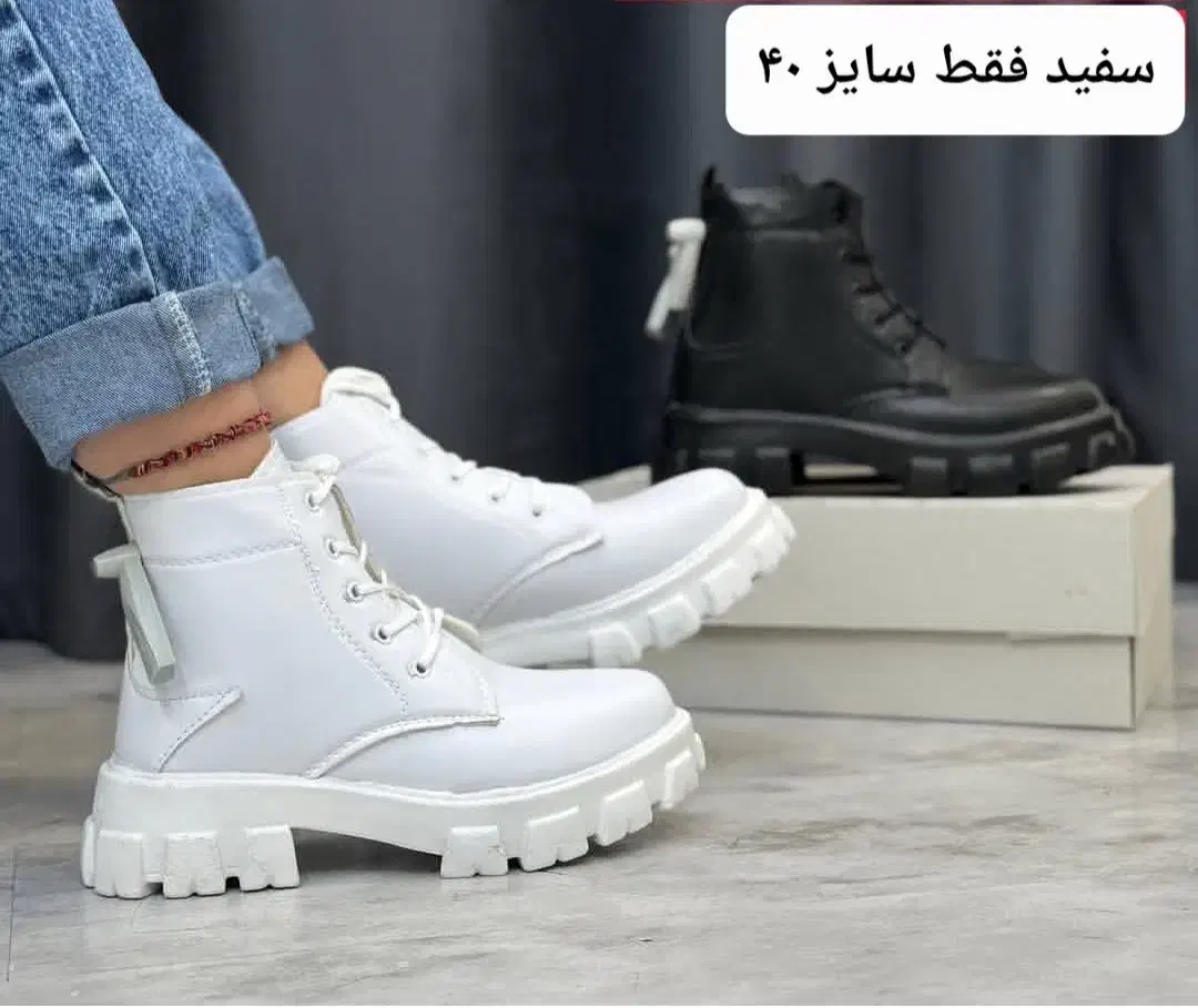 نیم بوت زنانه سایز ۳۹ و ۴۰|کیف، کفش، کمربند|شاهین‌شهر, مسکن مهر|دیوار