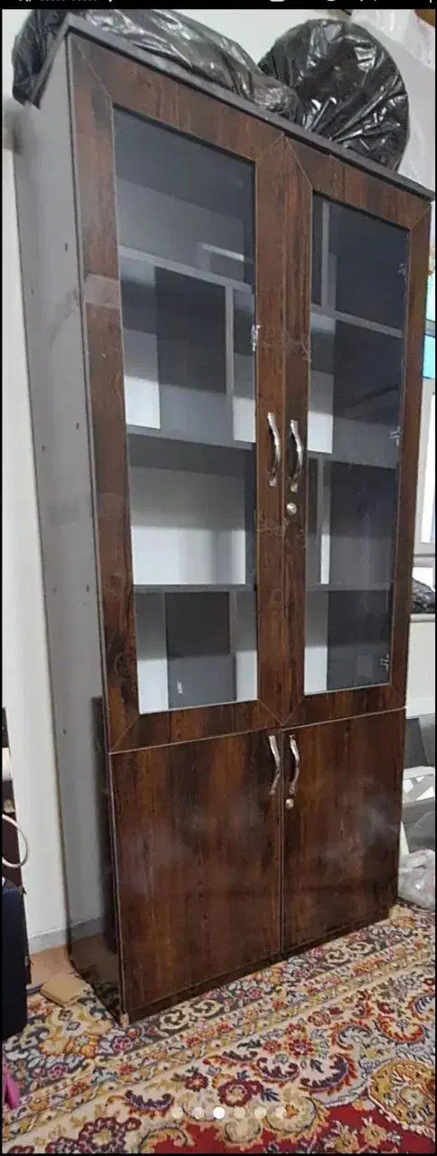 فروش کتابخانه درحدنوتخفیف دارد|کتابخانه، شلف، قفسه‌های دیواری|بافق, |دیوار