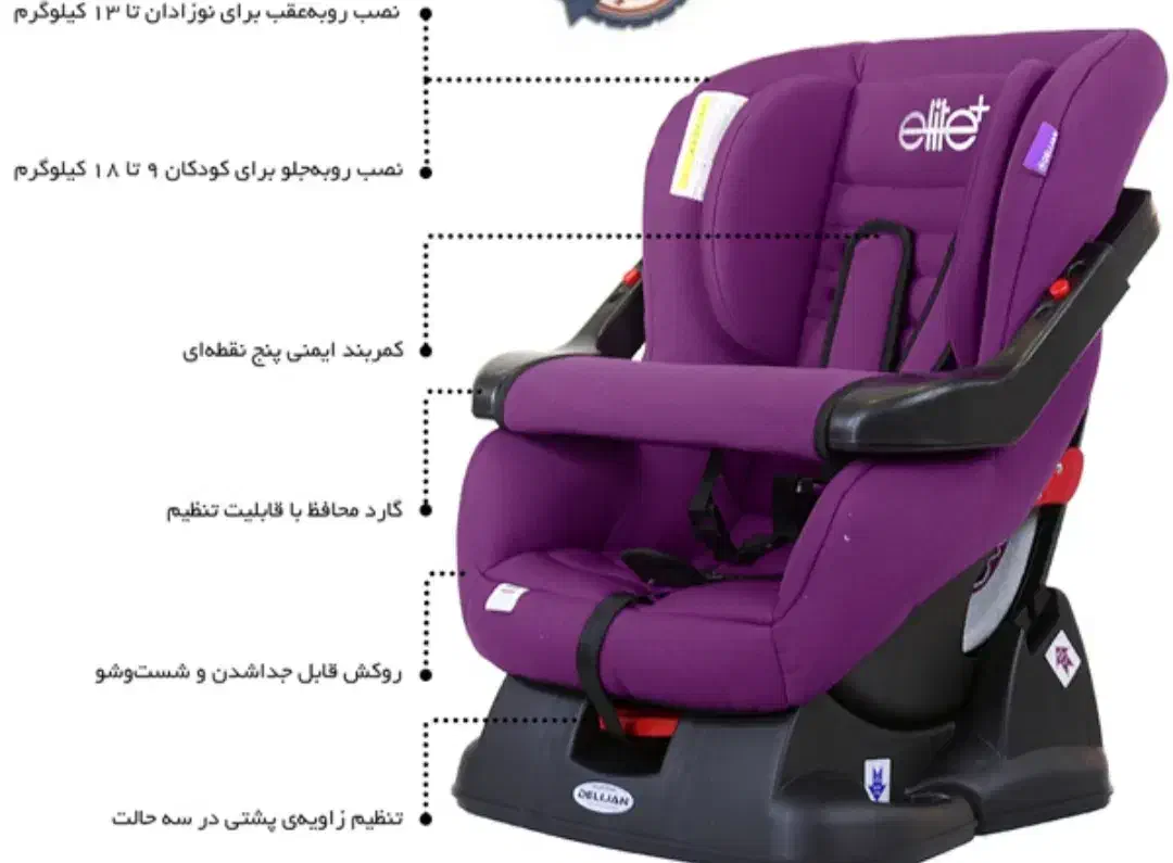 صندلی ماشین کودک|اسباب و اثاث بچه|فیروزکوه, |دیوار