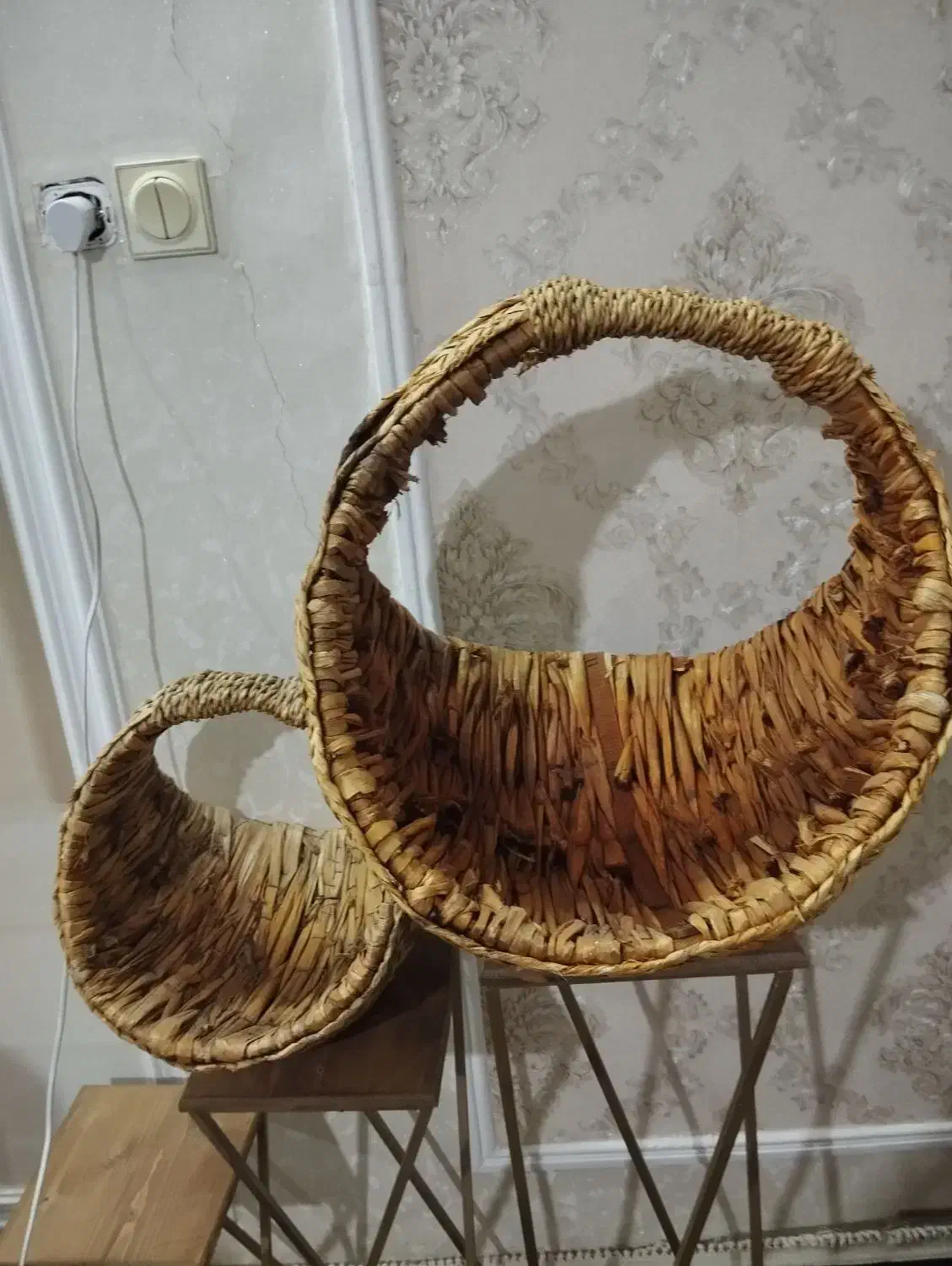 سبد حصیری،ساعت،تلفن،پاسماوری|ساعت دیواری و تزئینی|مشهد, وحید|دیوار