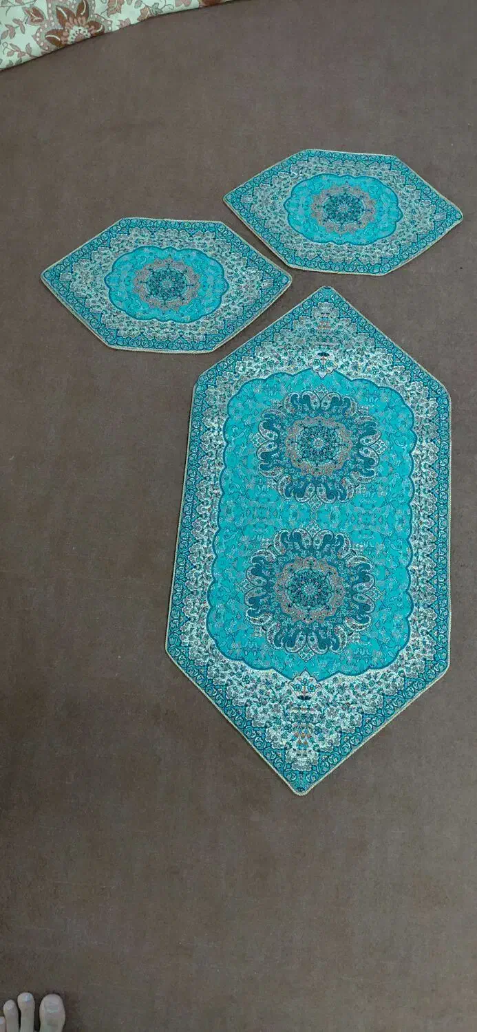 ترمه رومیزی|پرده، رانر، رومیزی|قم, سراجه (۱۵ خرداد)|دیوار