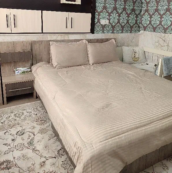 فروش سرویس خواب دو نفره ام دی اف|تخت و سرویس خواب|مشهد, کارمندان دوم|دیوار