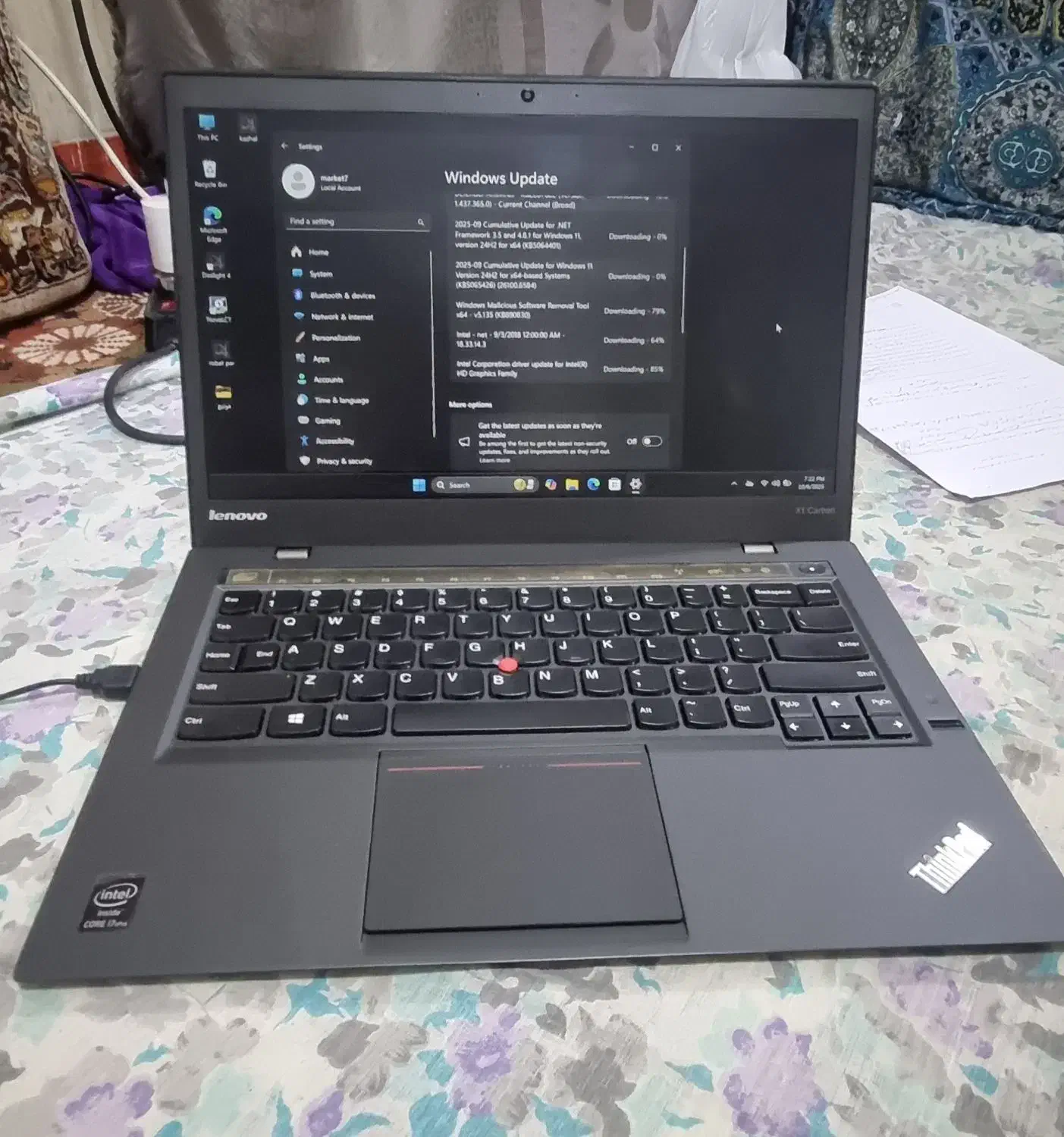 لنوو x 1 carbon|رایانه همراه|کرمانشاه, |دیوار