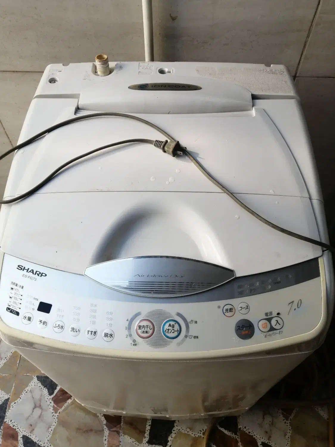 لباسشویی اتوماتیک شارپ 7 کیلویی|ماشین لباسشویی و خشک‌کن لباس|چمران, |دیوار