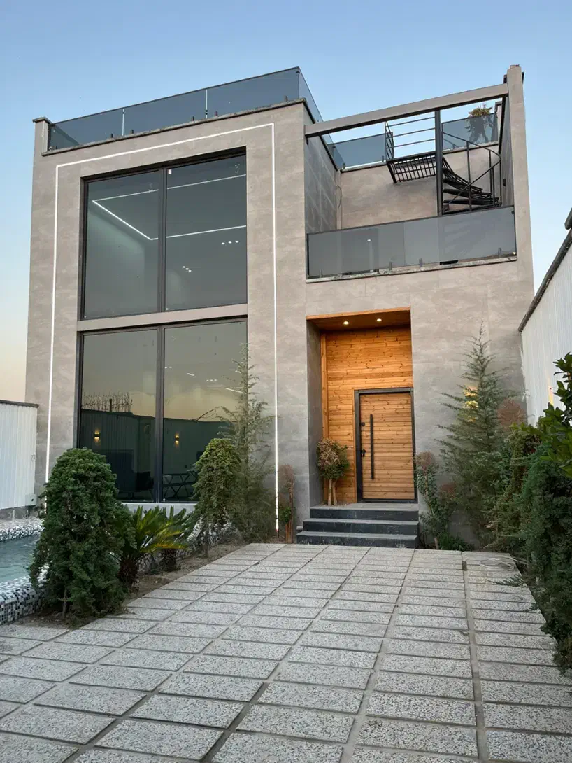 ویلا(۲۰۵مترزمین+۳۰۰متربنا)بافت سنددارکنتورزعفرانیه|فروش خانه و ویلا|رامجین, |دیوار