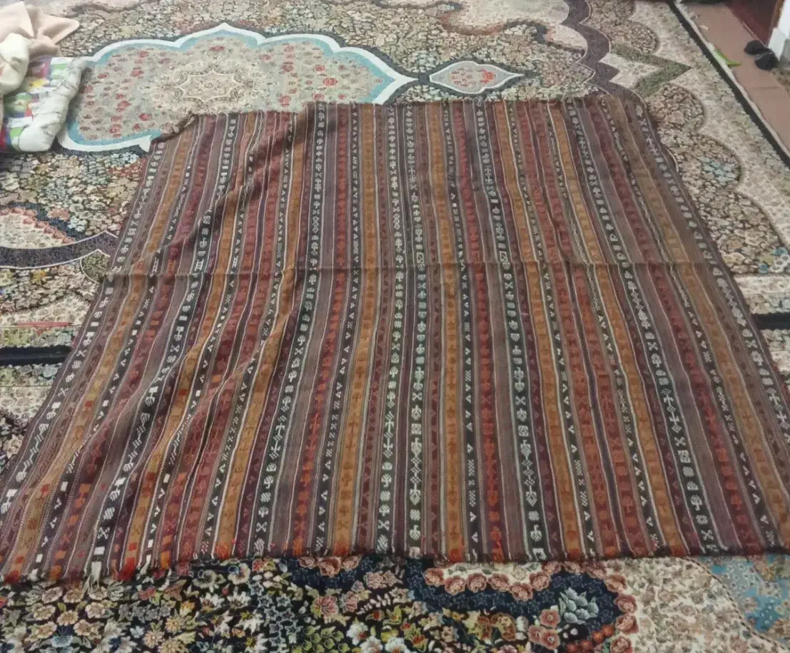 جاجیم قدیمی|گلیم، جاجیم، گبه|مشهد, انقلاب|دیوار