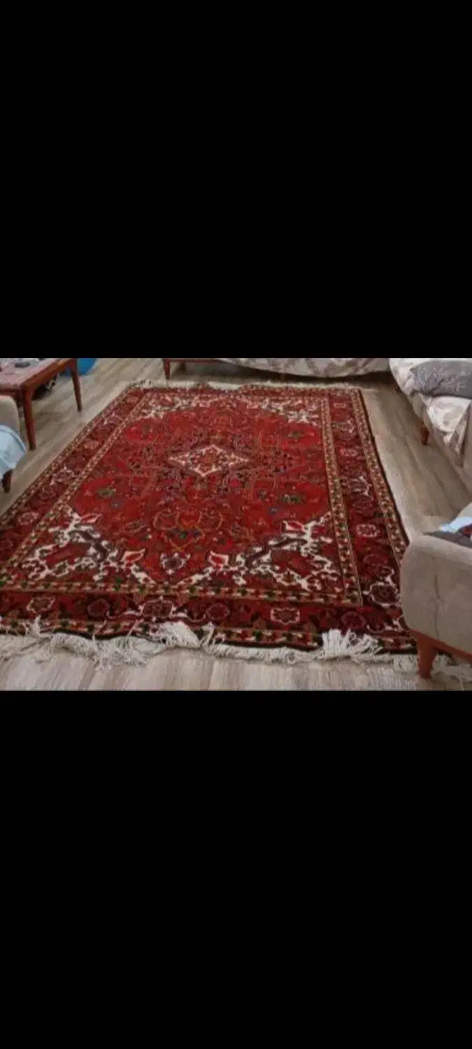 فرش دستباف درحدنوجفت 6متری قیمت 80|فرش|میانه, |دیوار