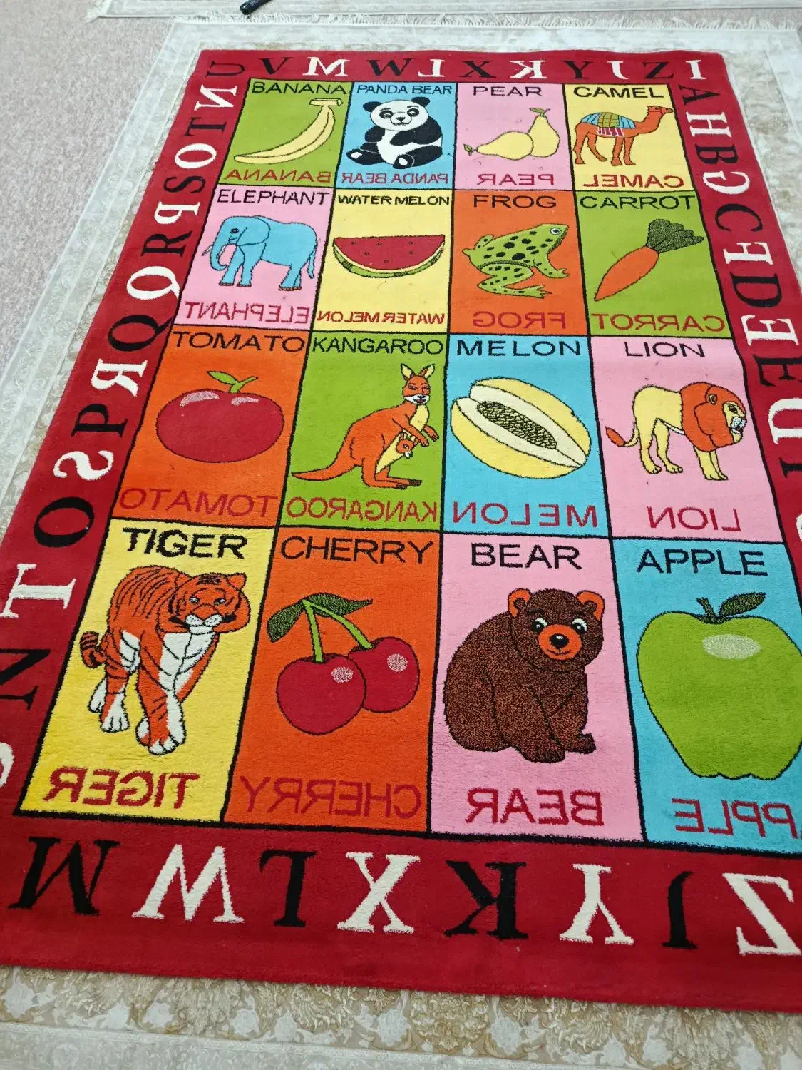 گلیم فرش بچه گانه 6متری|فرش|امیدیه, |دیوار