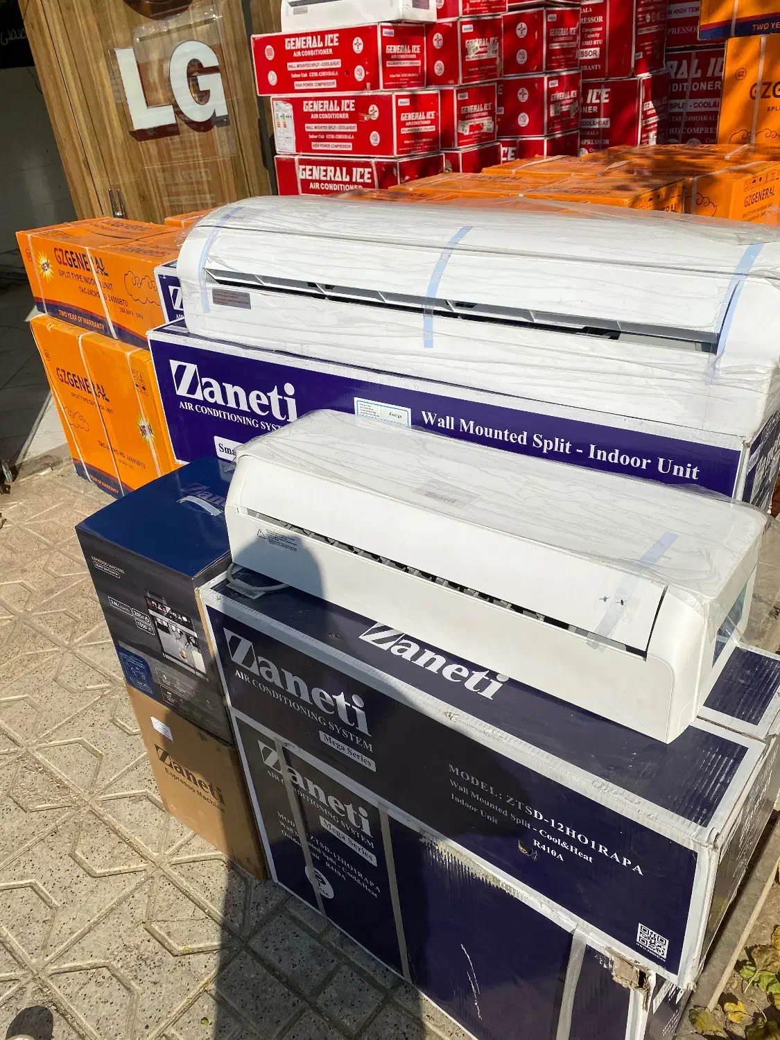 زانتی ایتالیا اصلی اسپیلت ودستگاه قهوه صنعتی|کولر گازی و فن‌کوئل|مشهد, شهید بهشتی|دیوار