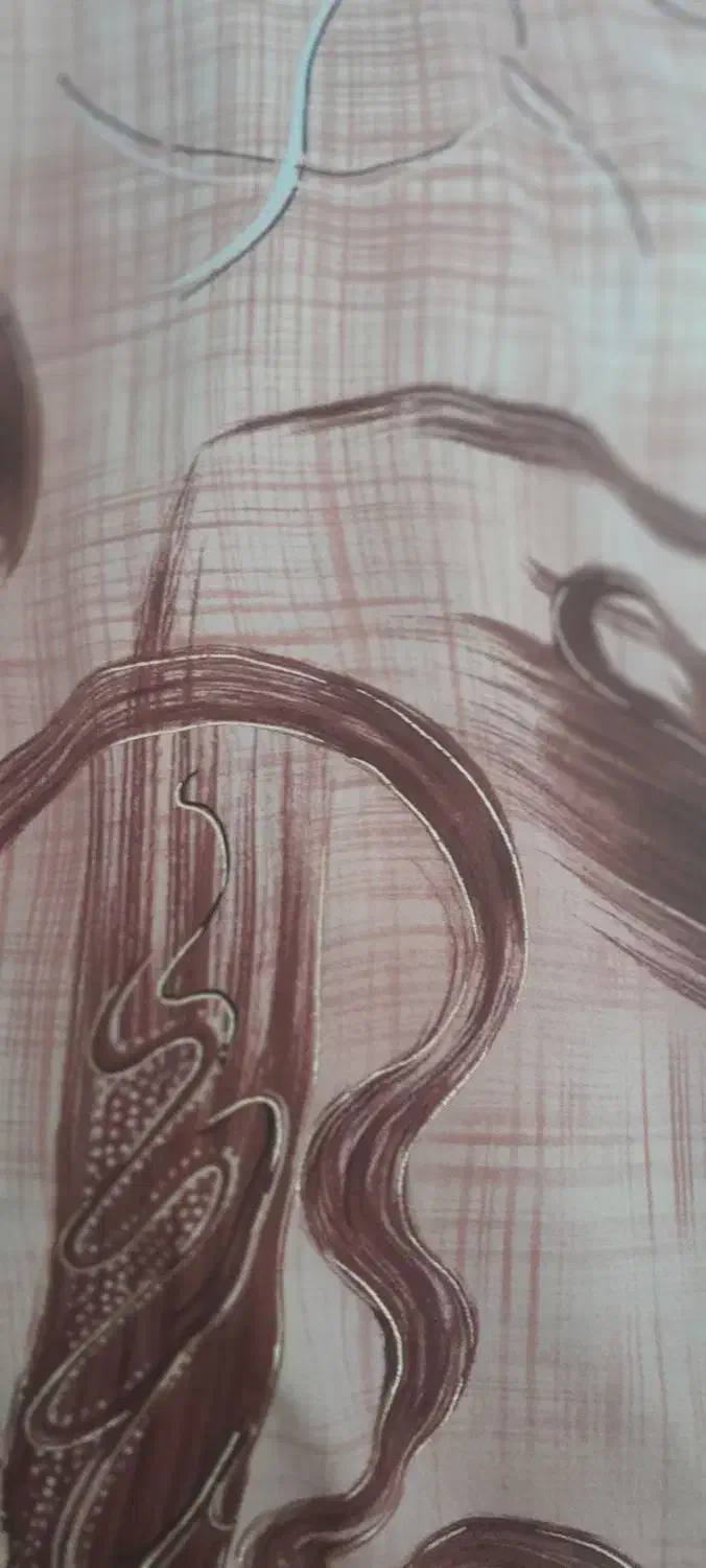 پارچه لباسی  مانتو یشمی  روسری ابی|لباس|فردیس, منظریه|دیوار