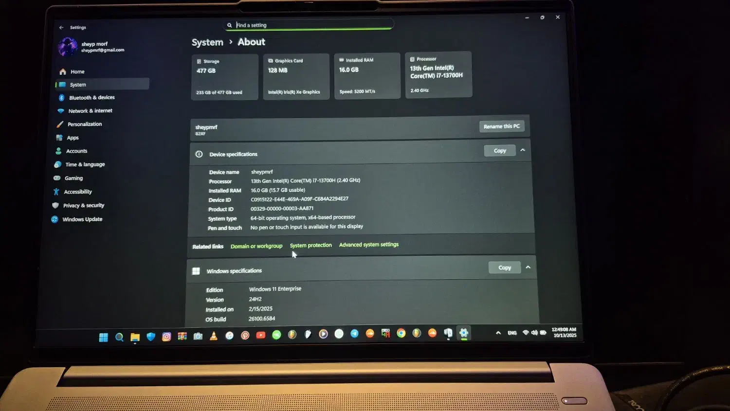 لپتاپ لنوو ideapad slim 5|رایانه همراه|تهران, علم و صنعت|دیوار