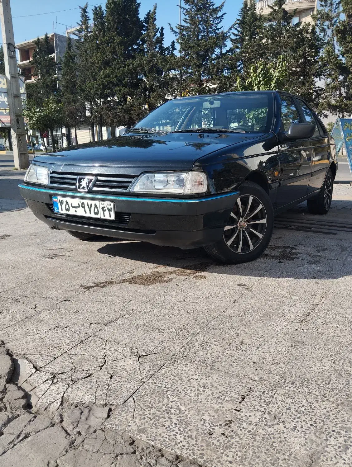 پژو 405مشکی متالیک|خودرو سواری و وانت|زنده رود, |دیوار