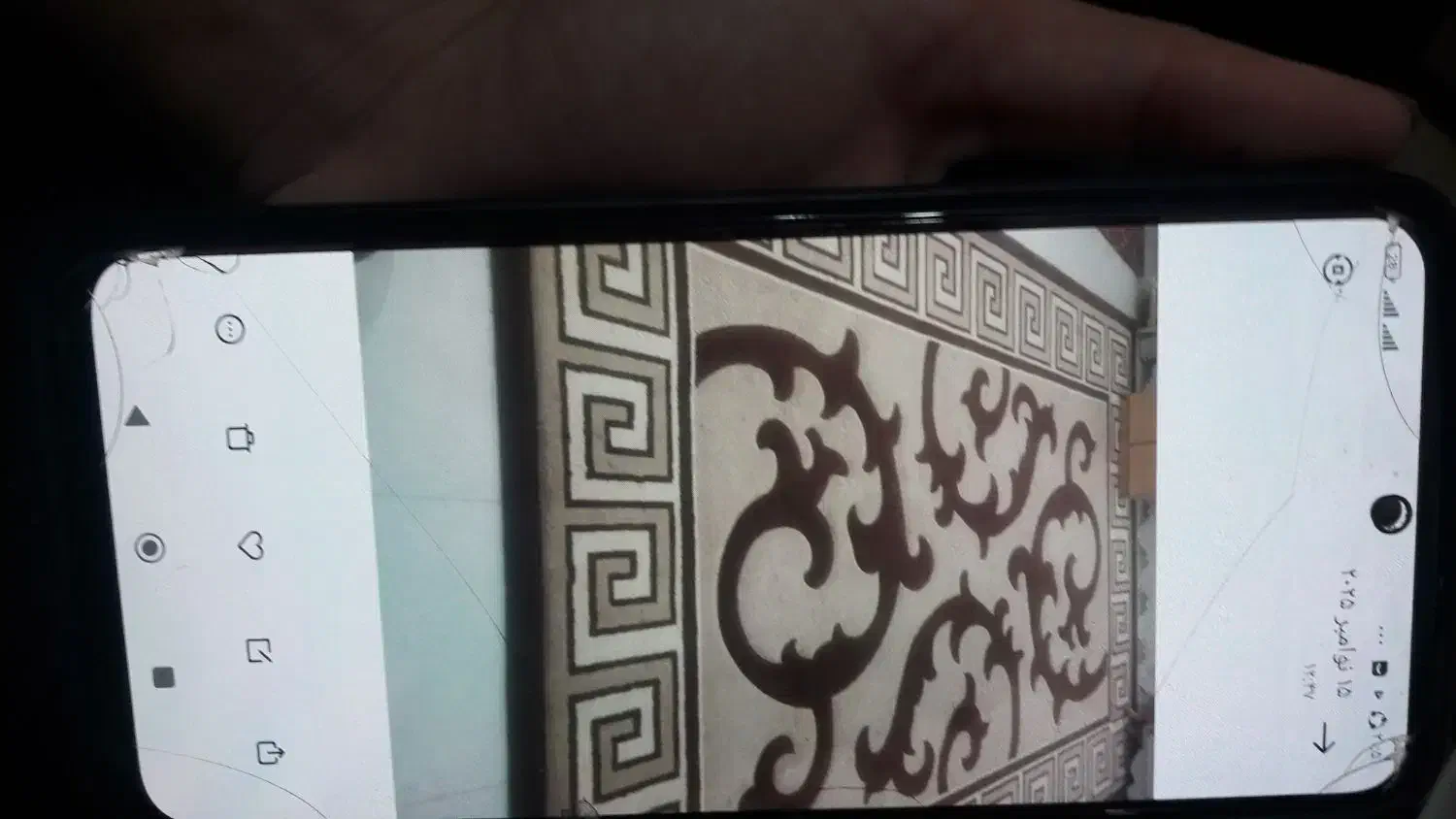 گلیم|گلیم، جاجیم، گبه|ایلام, |دیوار