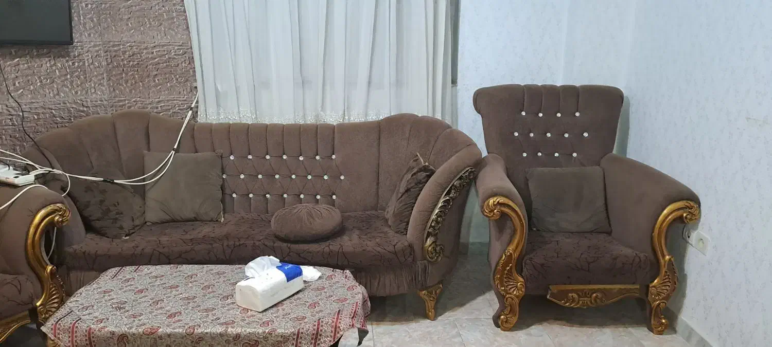 مبل ۷نفره|مبلمان خانگی و میز عسلی|ساری, |دیوار