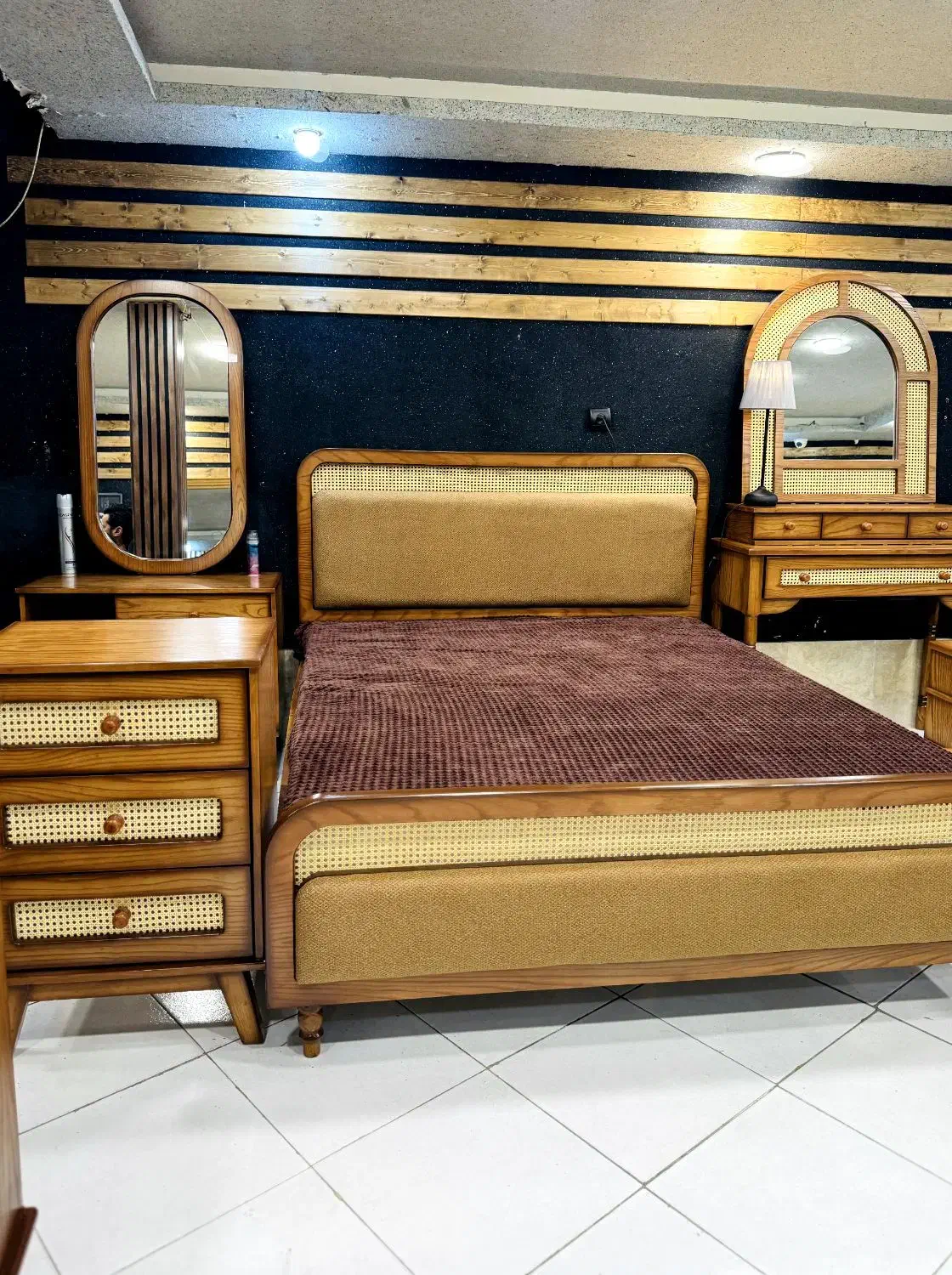 سرویس خواب حصیری/بابو|تخت و سرویس خواب|مشهد, سیلو|دیوار