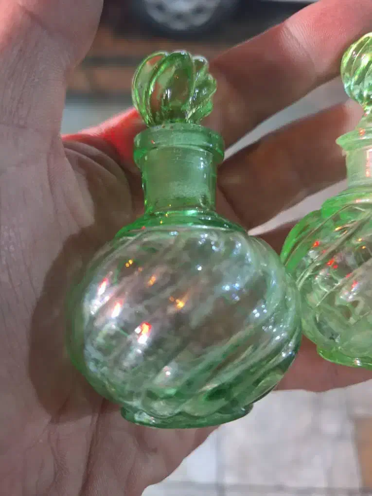 یک جفت عطردان روسی کوچک و فسقلی|کلکسیون اشیاء عتیقه|تهران, خزانه|دیوار