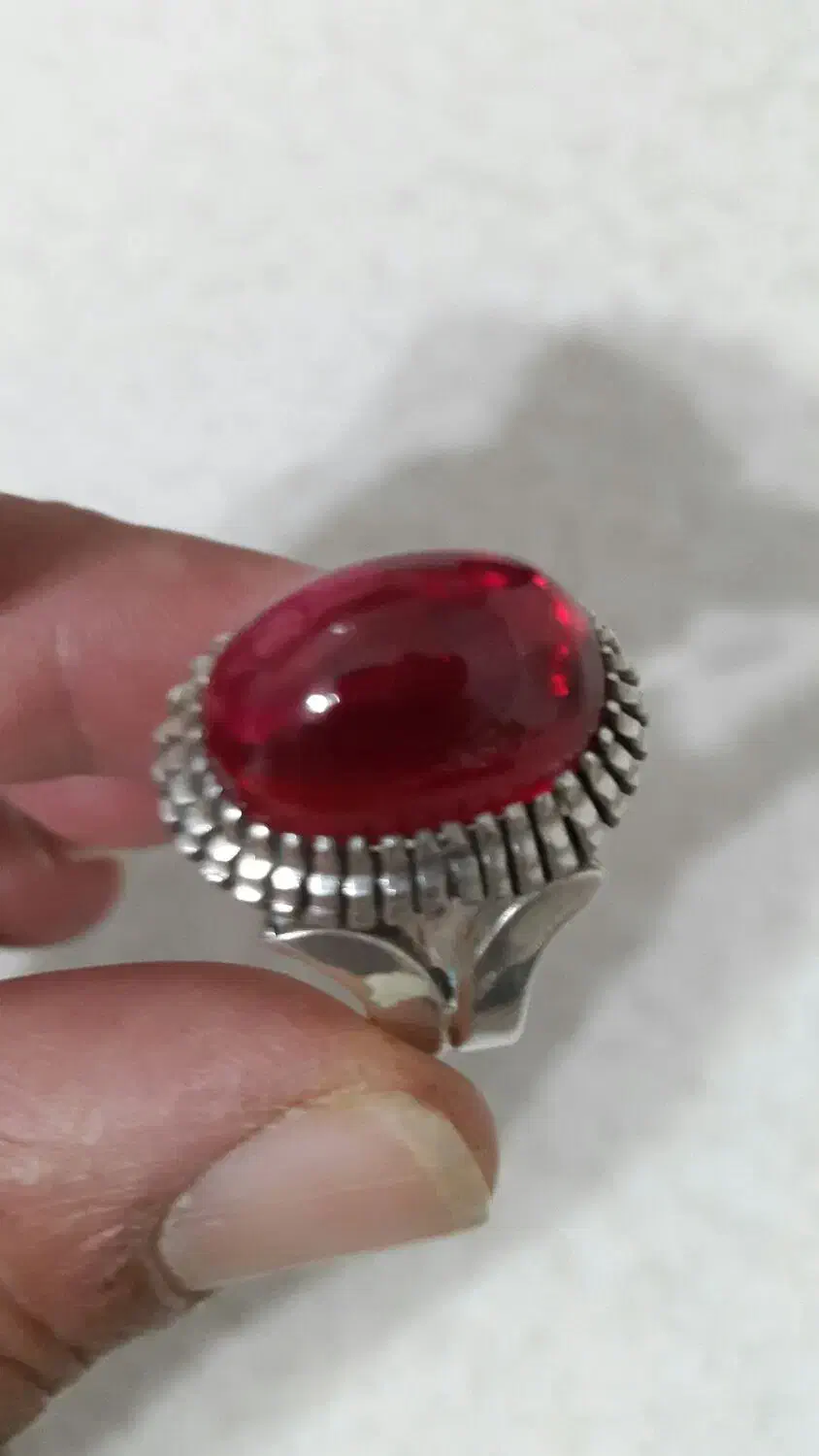 انگشتر  نقره یاقوت|جواهرات|اردبیل, |دیوار