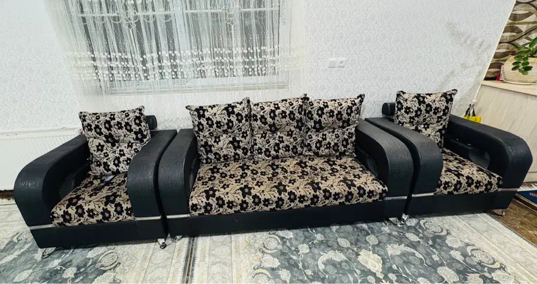 مبل ۷ نفره|مبلمان خانگی و میز عسلی|آستانه اشرفیه, |دیوار