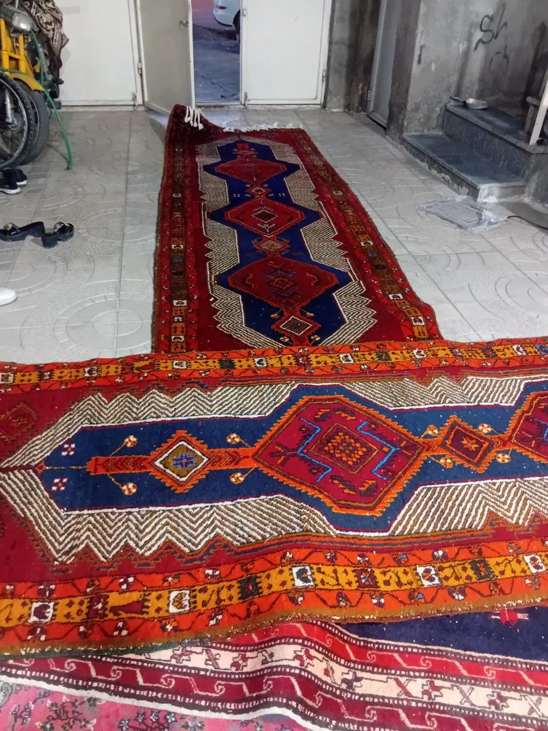 ۳عددفرش دستباف|فرش|سراب, |دیوار