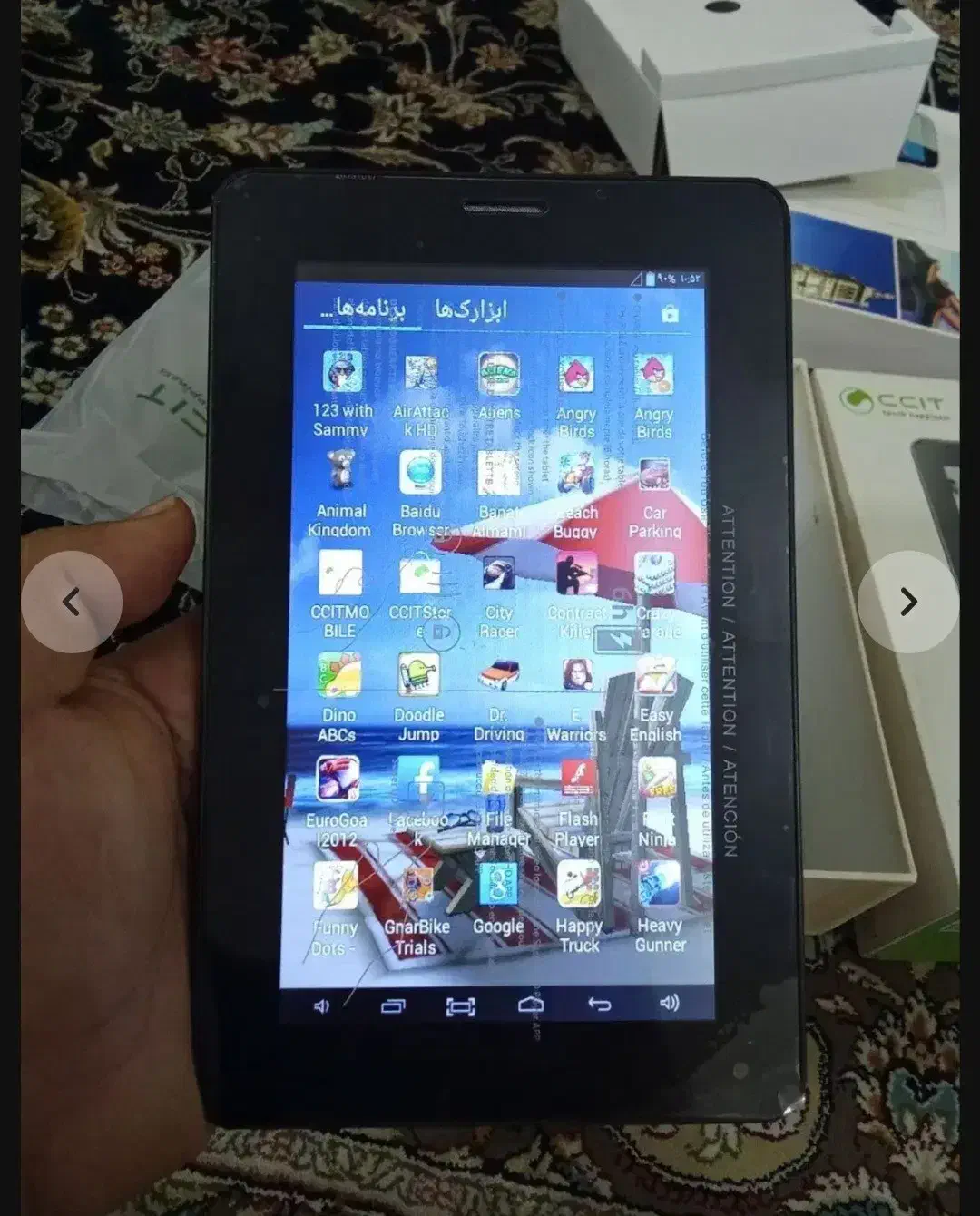 تبلت نو سیدا باتمام لوازم|تبلت|مشهد, سرافرازان|دیوار