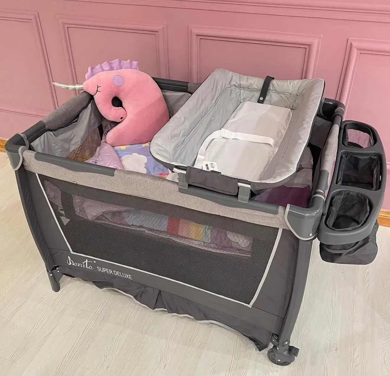 تخت و پارک کودک بنیتو پرتقالی|تخت و صندلی بچه|کیش, |دیوار